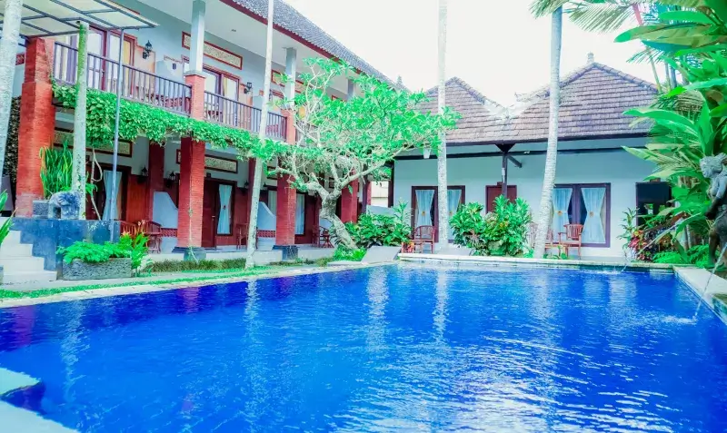 swimming pool at Bali Yoga Retreats