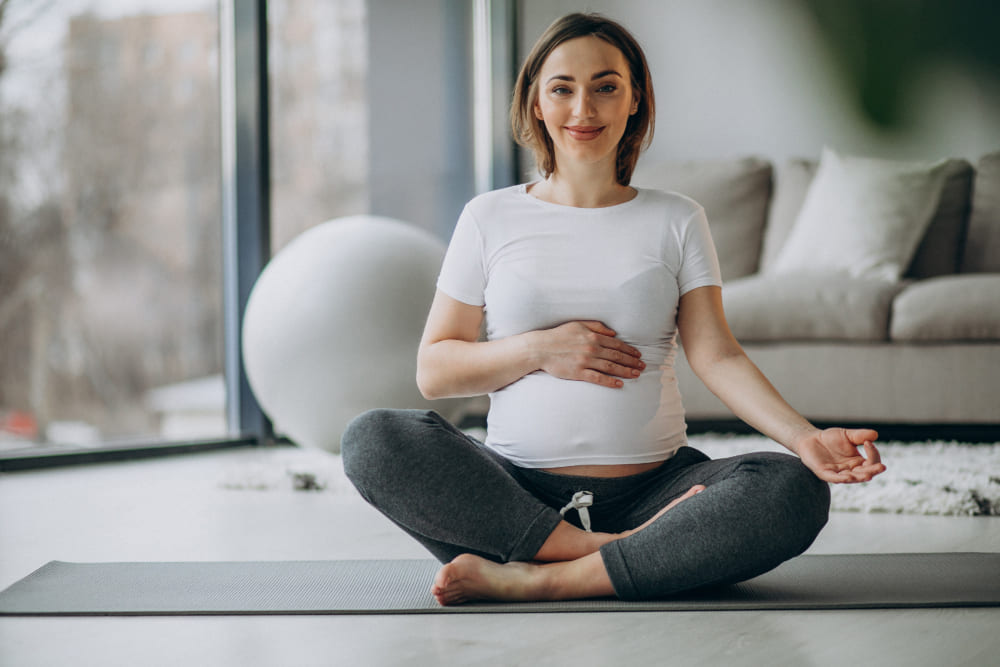 prenatal women doing yoga prenatal women doing yoga practice