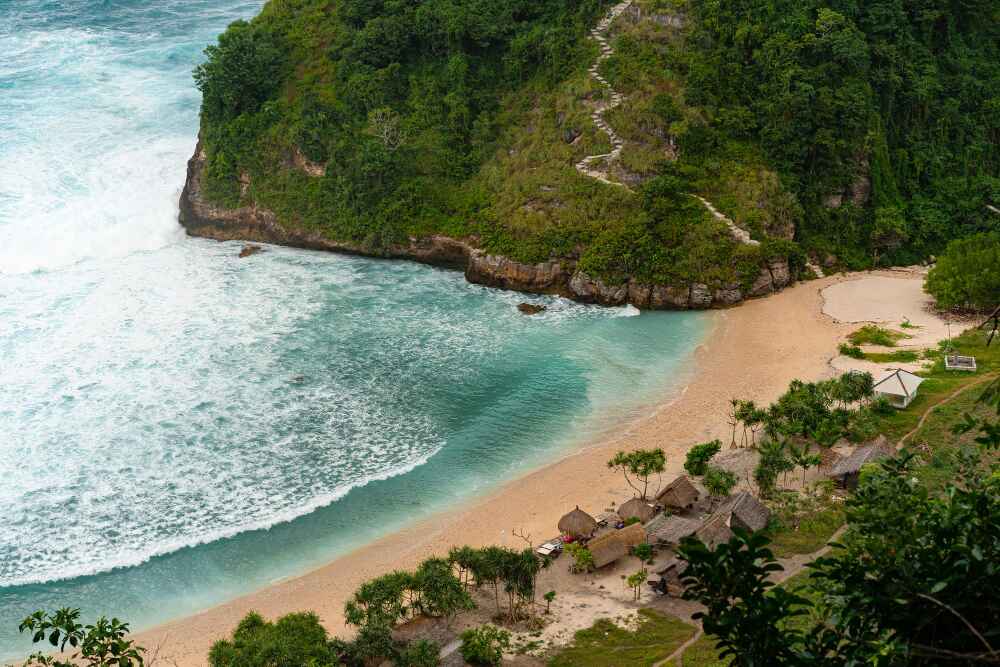 Bali beach november