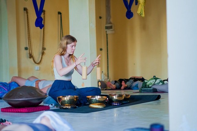 Sound Healing in Bali Yoga Retreats