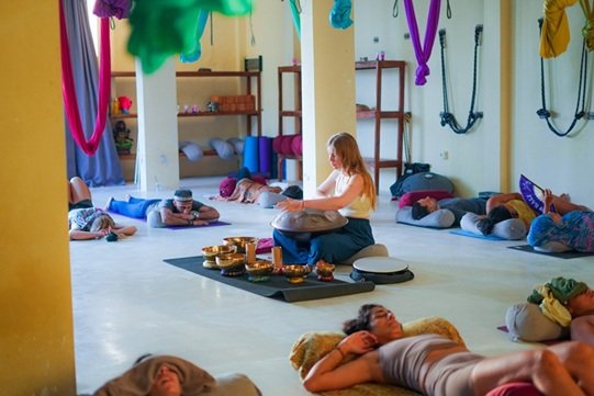 Sound Baths Session in Bali Yoga Retreats